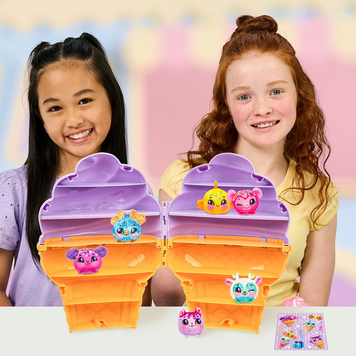MOOSE Cookeez Makery Pack Yum Yumz 23607 - Peluches parfumées à collectionner, jeu pour enfants à partir de 5 ans