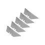 Workpro Lot de 100 lames trapézoïdales SK2