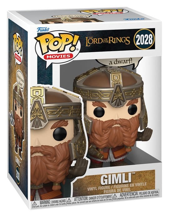 Funko POP! Le Seigneur des Anneaux Gimli (Nobody Tosses a Dwarf) Funko POP! Le Seigneur des Anneaux Gimli (Nobody Tosses a Dwarf)