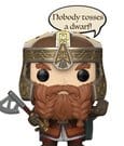 Funko POP! Le Seigneur des Anneaux Gimli (Nobody Tosses a Dwarf) Funko POP! Le Seigneur des Anneaux Gimli (Nobody Tosses a Dwarf)