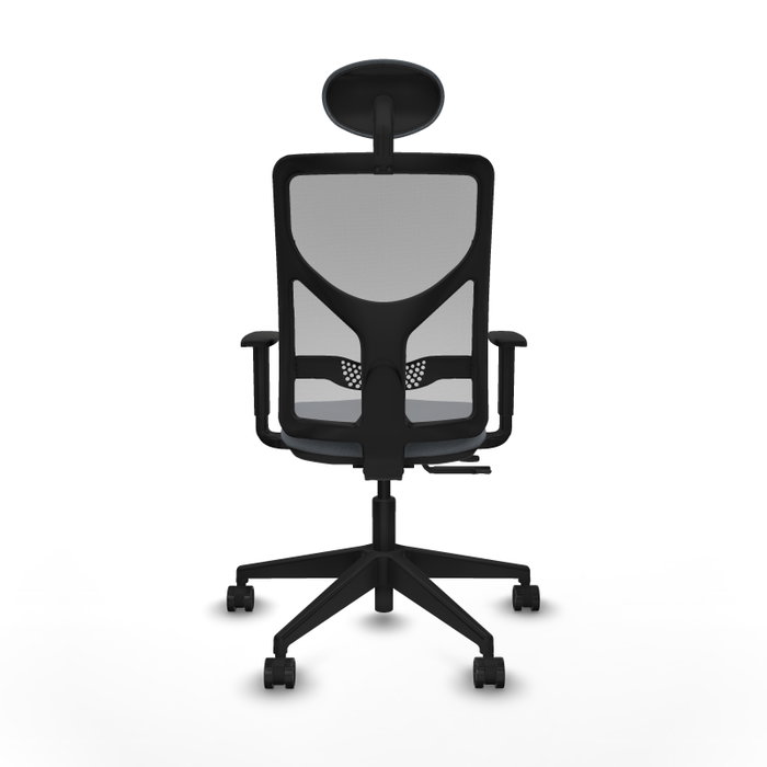 Piqueras Y Crespo Motilla Chaise de bureau Gris avec mécanisme Sincro/Traslack