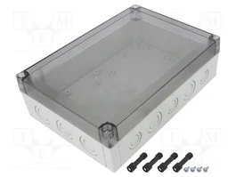 FIBOX MNX Boîtier universel gris 180x255x75mm IP66 IP67 IK08