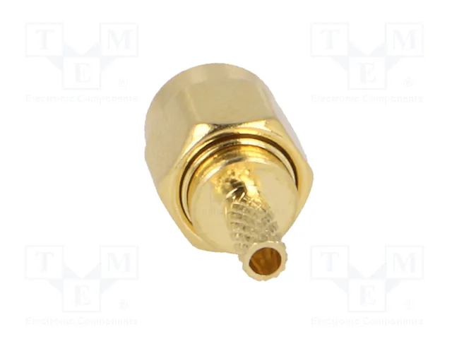 4CARMEDIA Connecteur d'antenne mâle SMA-A droit pour RG174