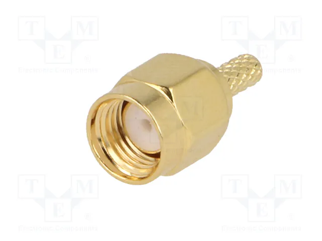 4CARMEDIA Connecteur d'antenne mâle SMA-A droit pour RG174