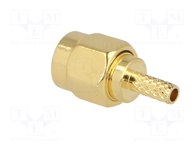 4CARMEDIA Connecteur d'antenne mâle SMA-A droit pour RG174