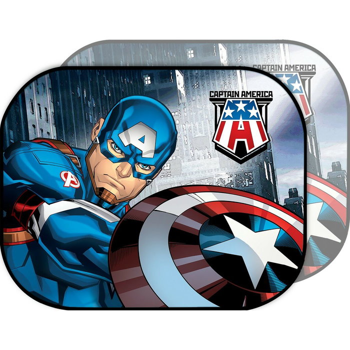 Licensing Paire de rideaux latéraux Marvel Captain America 44x35 cm Turquoise Licensing Paire de rideaux latéraux Marvel Captain America 44x35 cm Turquoise