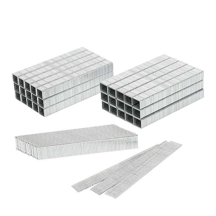 Workpro Lot de 7500 Agrafes et Clous : 2500 Agrafes T50 10 mm + 2500 T50 12 mm + 2500 Clous 18 ga 15 mm Workpro Lot de 7500 Agrafes et Clous : 2500 Agrafes T50 10 mm + 2500 T50 12 mm + 2500 Clous 18 ga 15 mm