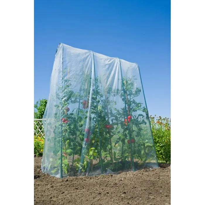 Nature - Film de croissance transparent - 4 m x 3,5 m - Épaisseur 70µ - Anti-UV - Pour cultures légumières grimpantes et arceaux tunnel haut