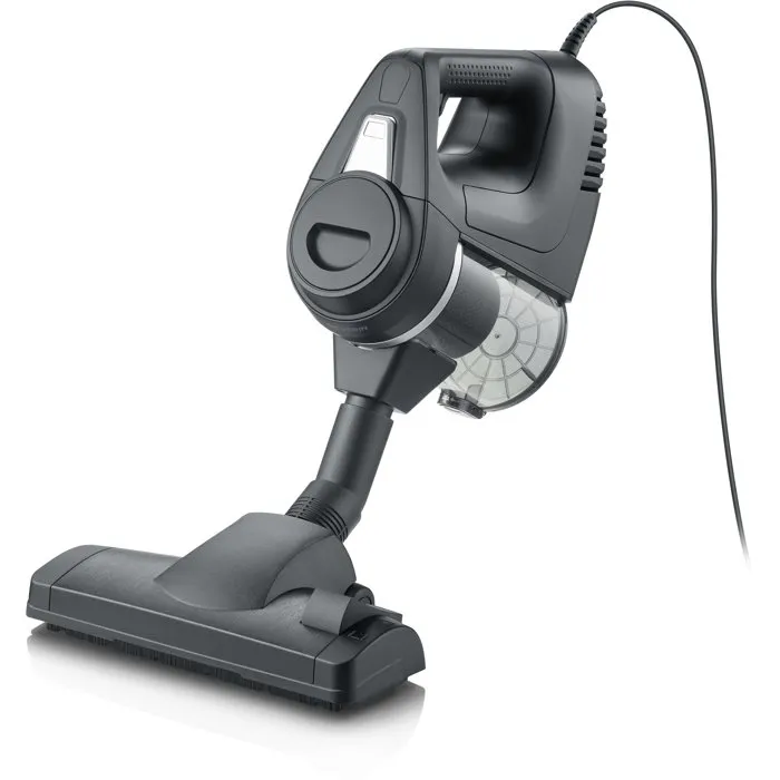 SEVERIN CY7080 Aspirateur balai filaire 600W 19000 Pa Bac 500 ml Câble 6 m Noir HEPA 13