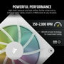 Corsair Kit de démarrage ventilateurs iCUE LINK LX140 RGB White Dual Fan