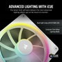 Corsair Kit de démarrage ventilateurs iCUE LINK LX140 RGB White Dual Fan