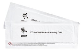 Zebra Cartouche de nettoyage ZC100/300/350 pour imprimante à cartes, lot de 2 pièces - Prolonge la durée de vie et améliore la qualité d'impression