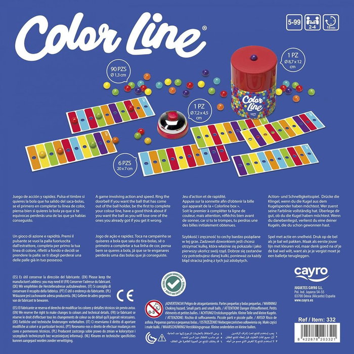 Cayro Colorline - Jeu d'action et de rapidité