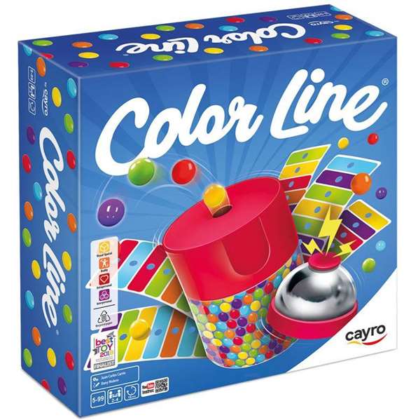 Cayro - Juego de accion y rapidez Colorline - Jeu d'action et rapidité - Dimensions 28x25,50x10,50 cm - Recommandé 5 ans Cayro - Juego de accion y rapidez Colorline - Jeu d'action et rapidité - Dimensions 28x25,50x10,50 cm - Recommandé 5 ans