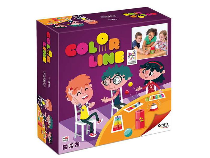 Cayro - Juego de accion y rapidez Colorline - Jeu d'action et rapidité - Dimensions 28x25,50x10,50 cm - Recommandé 5 ans Cayro - Juego de accion y rapidez Colorline - Jeu d'action et rapidité - Dimensions 28x25,50x10,50 cm - Recommandé 5 ans