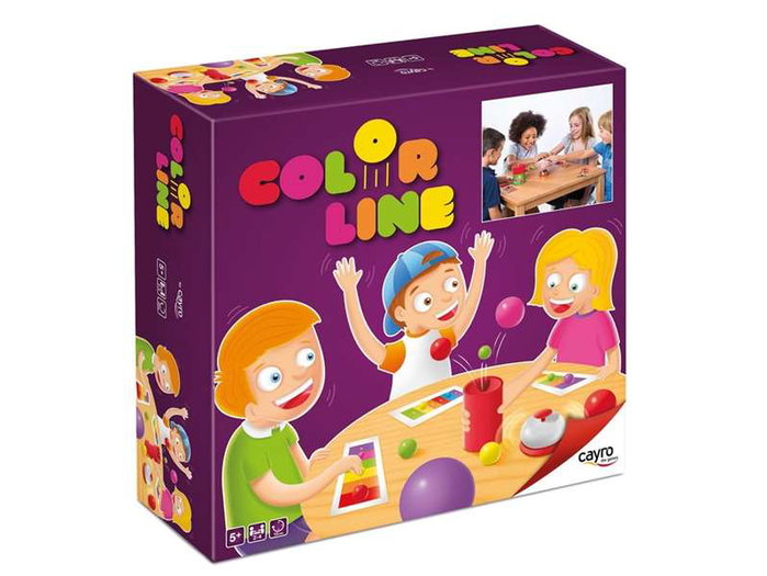 Cayro - Juego de accion y rapidez Colorline - Jeu d'action et rapidité - Dimensions 28x25,50x10,50 cm - Recommandé 5 ans Cayro - Juego de accion y rapidez Colorline - Jeu d'action et rapidité - Dimensions 28x25,50x10,50 cm - Recommandé 5 ans