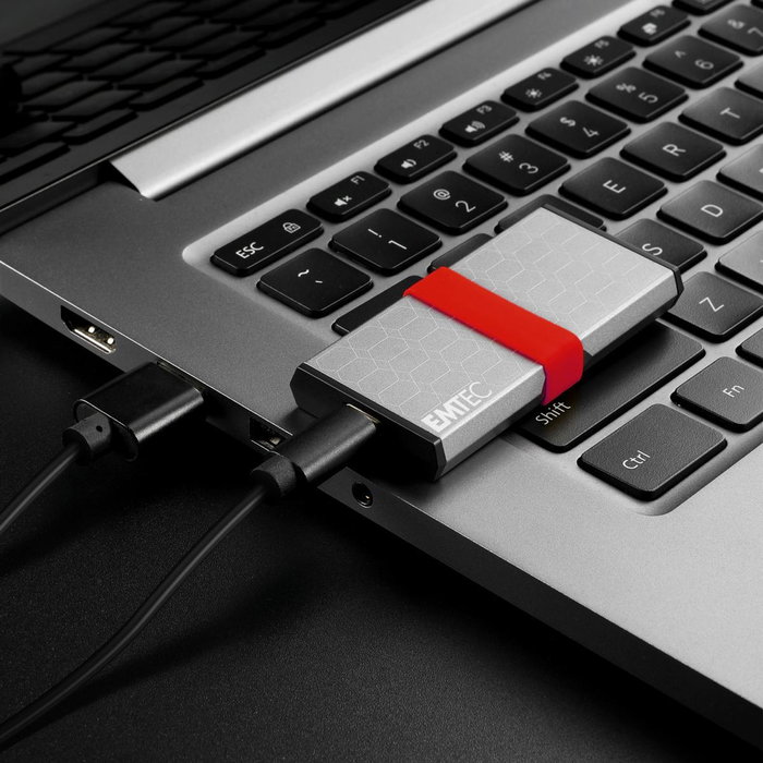 Emtec SSD externe X205 1 To Silver XL