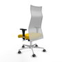 Piqueras y Crespo Chaise de Bureau Albacete XL Jaune et Blanc