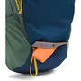 The North Face Basin 18 L - Sac à Dos de Randonnée Compact et Robuste en Tissu Ripstop avec Housse de Pluie Intégrée et Système de Suspension NextVent - Green / Navy
