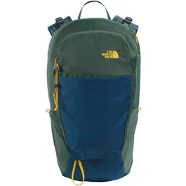 The North Face Basin 18 L - Sac à Dos de Randonnée Compact et Robuste en Tissu Ripstop avec Housse de Pluie Intégrée et Système de Suspension NextVent - Green / Navy