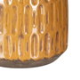 BigBuy Garden Cache-pot en Céramique Moutarde 17,5 x 17,5 x 17 cm