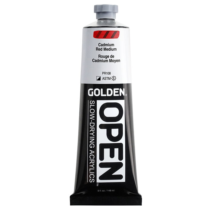 Golden OPEN Rojo Cadmio Medio 148 ml Golden OPEN Rojo Cadmio Medio 148 ml