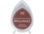 Tsukineko BRILLIANCE Tampon encreur chocolate perlado effet nacré