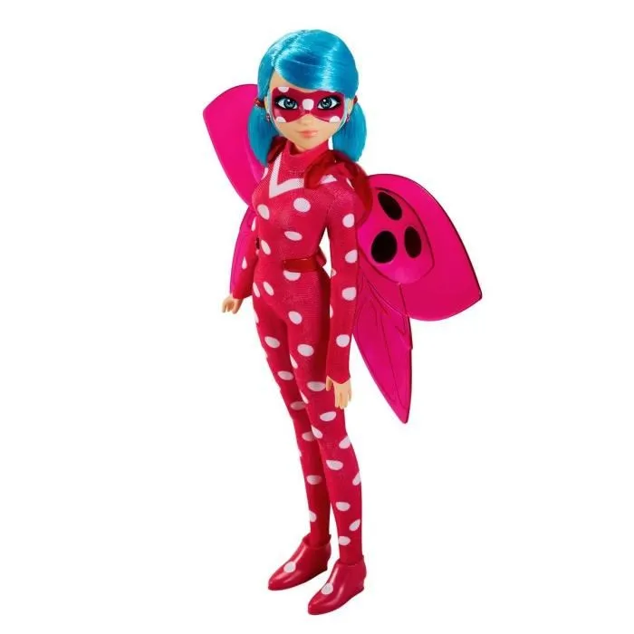 Bandai - Miraculous Cosmobug - Poupée mannequin articulée 26 cm - Figurine articulée personnage Cosmobug - Licence Miraculous