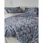 Parure de lit en satin de coton beige - 220 x 240 cm