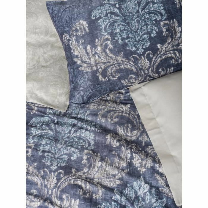 Parure de lit en satin de coton beige - 220 x 240 cm
