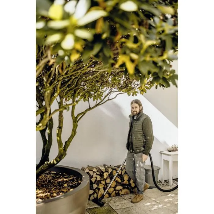 Karcher WD 6 P S V-30/6/22/T Aspirateur eau et poussière 1300W, Cuve inox 30L pour gros travaux et atelier