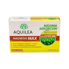 AQUILEA Magnesio Max (Bisglicinato) - Complément alimentaire magnésium hautement assimilable - 30 comprimés