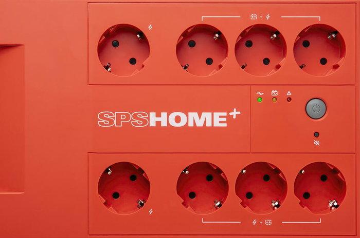 Salicru SAI SPS 650 Home+ 650 VA 360 W Line Interactive, 8 prises Schuko + 2 protégées, AVR
