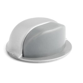 BRINOX Butée de porte adhésive avec joint en caoutchouc d49 H22 Chrome mat