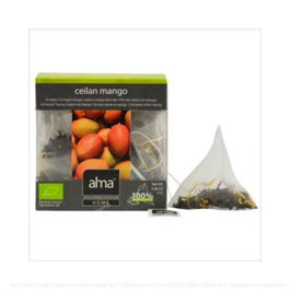 ALMA HOME Thé Ceylan Mangue infusion 15 pyramides ECO VEGAN