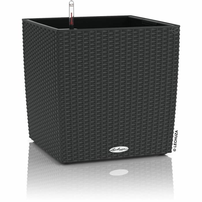 Lechuza Pot de fleurs Cube Cottage 50 - Granit