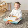 Smoby - Ardoise modulable magnétique pour enfant avec feutre effaçable, chiffon et pince - Surface 31.4 x 22.6 cm - Fabrication française - À partir de 3 ans