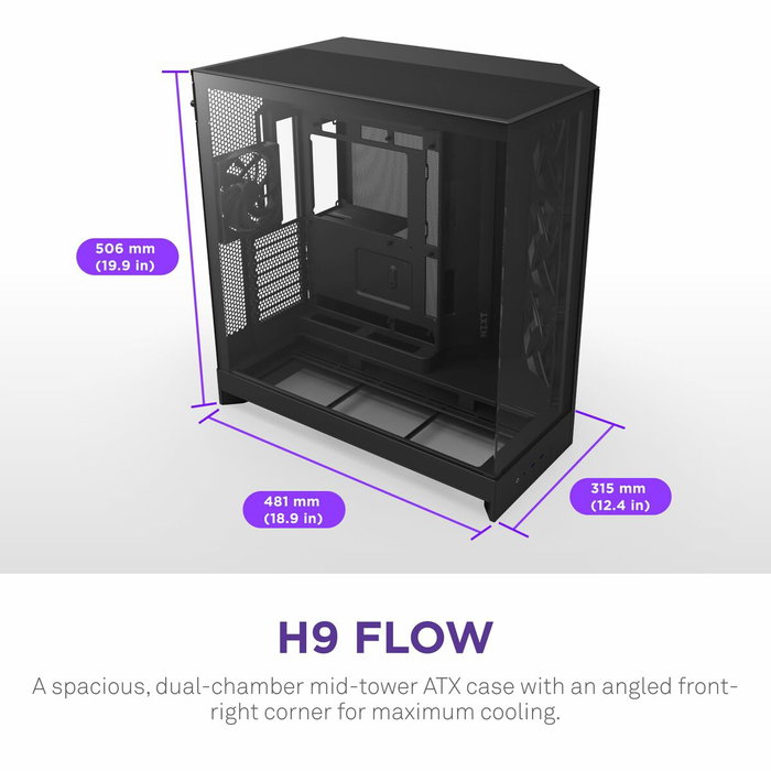 NZXT H9 Flow Noir