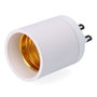 F-Line Convertisseur de douille G9 à E27, Blanc, ∅33 x 57 mm, 230V, Retractilé