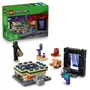 LEGO Minecraft Jeu de Construction 21584 Voyage à Travers les Portails du Nether et de l'Ender, Jeu Créatif pour Enfant à Partir de 7 Ans