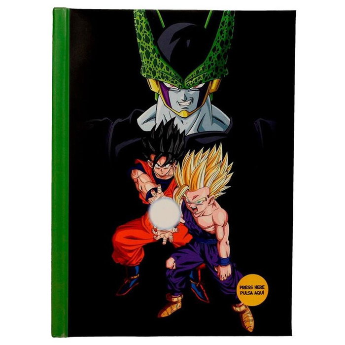 Sd Toys Carnet Dragon Ball Z avec Lumière LED - Bataille Finale Cell - 15x20 cm Sd Toys Carnet Dragon Ball Z avec Lumière LED - Bataille Finale Cell - 15x20 cm