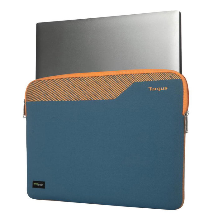 Targus Pulse Housse pour Ordinateur Portable 16 Pouces Bleu - Neoprene, Fermeture Éclair, Protection Anti-Rayures
