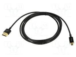 DELOCK Câble HDMI vers micro HDMI 2m Noir