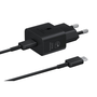 Samsung EP-2510XbegEU Chargeur USB-C 25W Super Fast Charging Noir