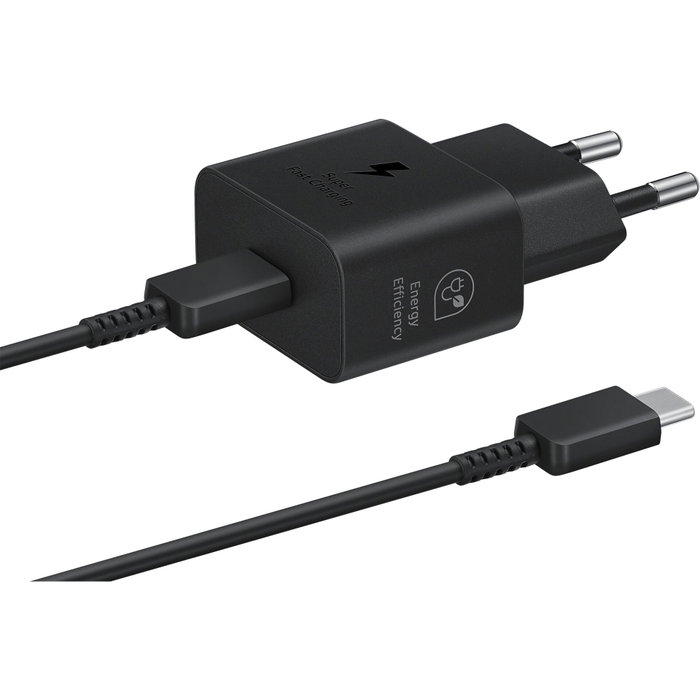 Samsung EP-T2510XBEGEU Adaptateur secteur 25W USB Type-C Noir Samsung EP-T2510XBEGEU Adaptateur secteur 25W USB Type-C Noir