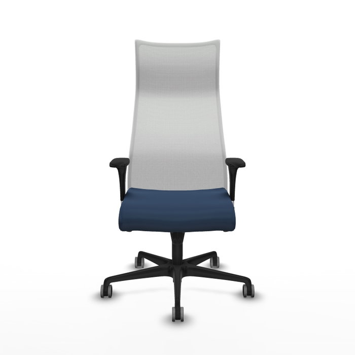 Piqueras y Crespo Chaise de Bureau Albacete XL Bleu Marine et Blanc Piqueras y Crespo Chaise de Bureau Albacete XL Bleu Marine et Blanc