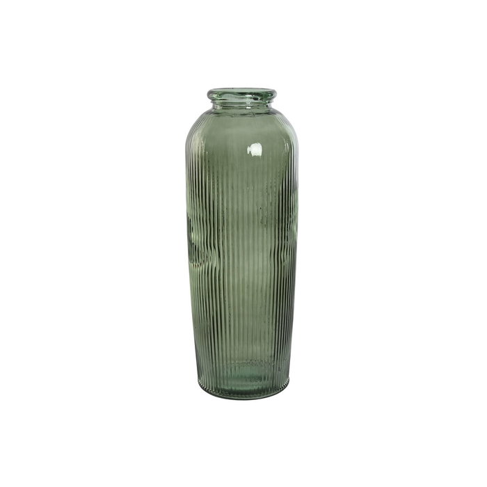 Home ESPRIT Vase Vert Cristal recyclé 30 x 30 x 72 cm Home ESPRIT Vase Vert Cristal recyclé 30 x 30 x 72 cm