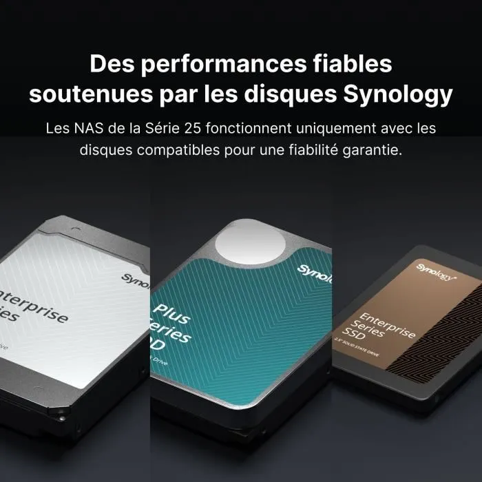 Synology DS925+ Serveur NAS avancé 4 baies