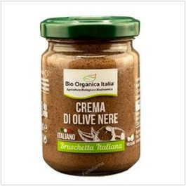 BIO ORGANICA ITALIA Pâte d'olives noires BIO 100 g