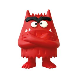 COMANSI Monstruo Rabia The Colour Monster Y90096 - Figurine pour Apprentissage des Émotions de 6.5 cm - Jouet Éducatif pour Enfants 3 Ans et Plus